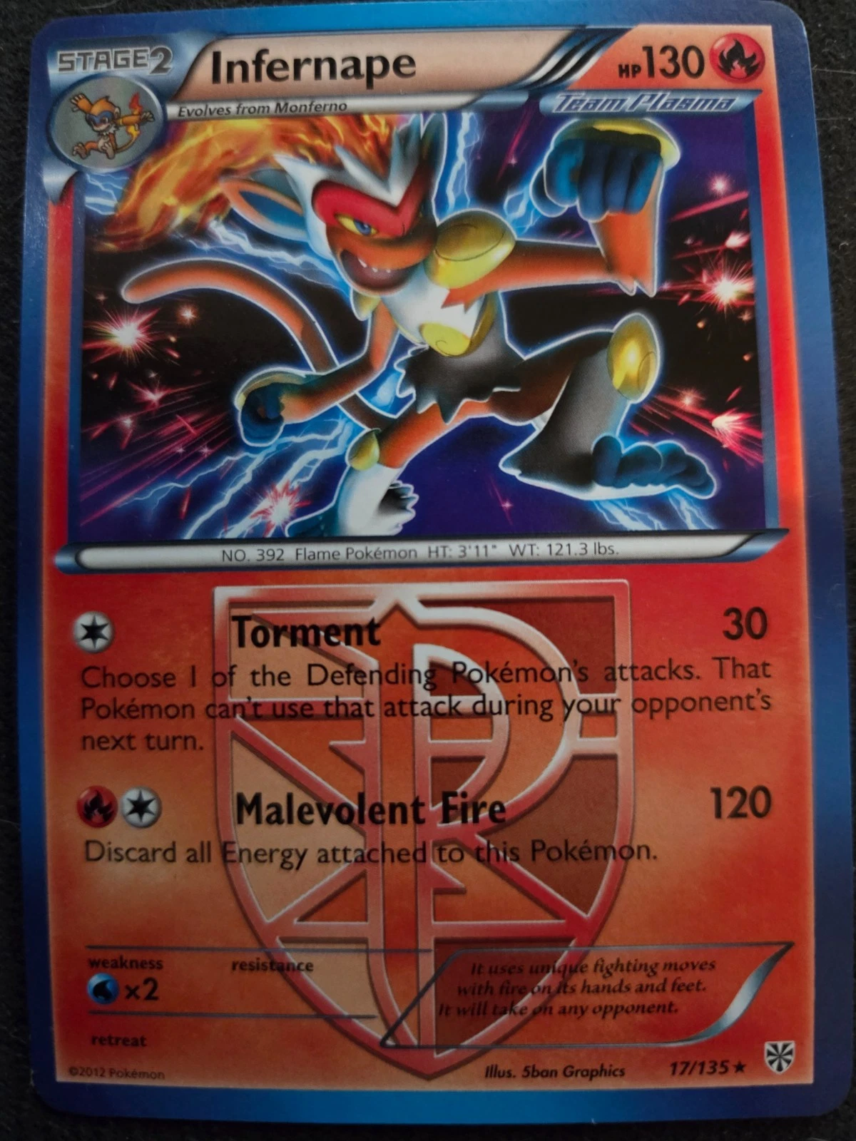 Infernape (Team Plasma)